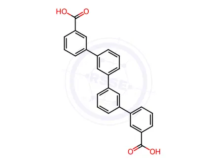 Chemical structure of [1,1',3',1',3',1''-Quaterphenyl]-3,3'''-dicarboxylic acid