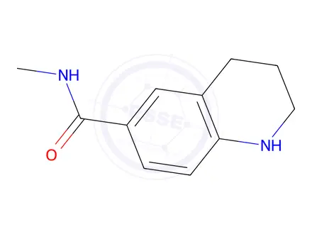 Chemical structure of n-Methyl-1,2,3,4-tetrahydroquinoline-6-carboxamide
