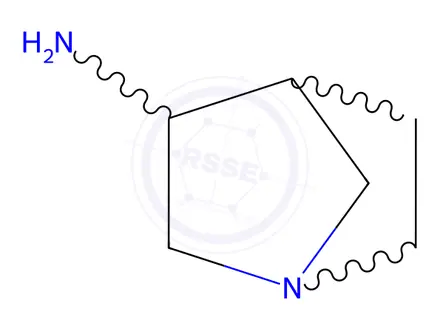 Chemical structure of exo-1-Aza-bicyclo[2.2.1]hept-3-ylamine dihydrochloride