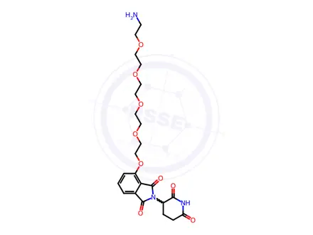 Chemical structure of Thalidomide-O-PEG4-amine