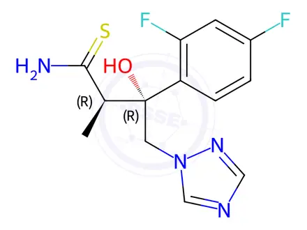 Chemical structure of Isavuconazole Impurity 241