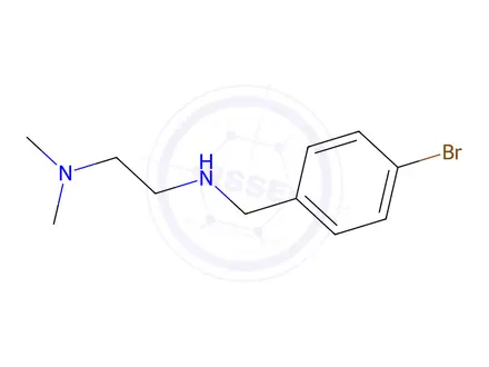 Chemical structure of N-[(4-Bromophenyl)methyl]-N,N-dimethyl-ethane-1,2-diamine
