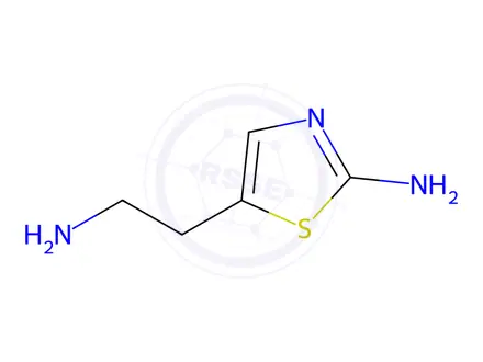 Chemical structure of 5-(2-Aminoethyl)-1,3-thiazol-2-amine
