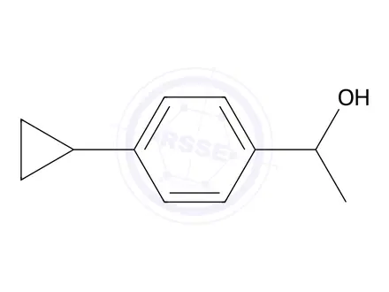 Chemical structure of 1-(4-Cyclopropylphenyl)ethan-1-ol