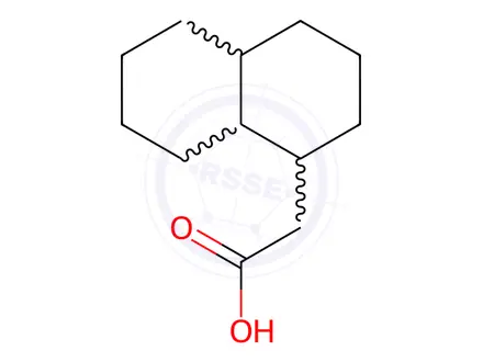 Chemical structure of (DECAHYDRO-NAPHTHALEN-1-YL)-ACETIC ACID