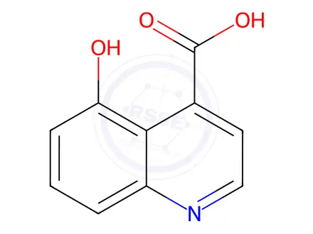 Chemical structure of 5-Hydroxyquinoline-4-carboxylic acid
