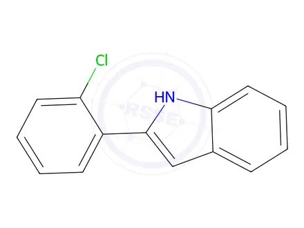 Chemical structure of 2-(2-CHLOROPHENYL)-1H-INDOLE
