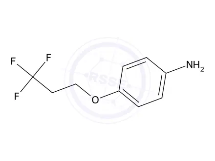 Chemical structure of 4-(3,3,3-Trifluoropropoxy)aniline