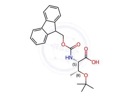 Chemical structure of Fmoc-Thr(tBu)-OH