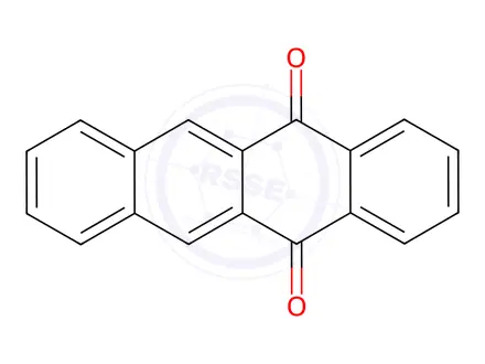 Chemical structure of 5,12-Naphthacenequinone