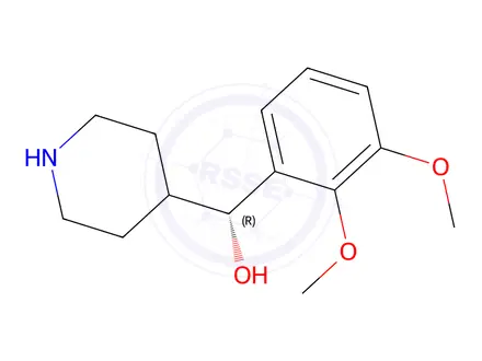 Chemical structure of (R)-(2,3-Dimethoxyphenyl)-4-piperidinemethanol