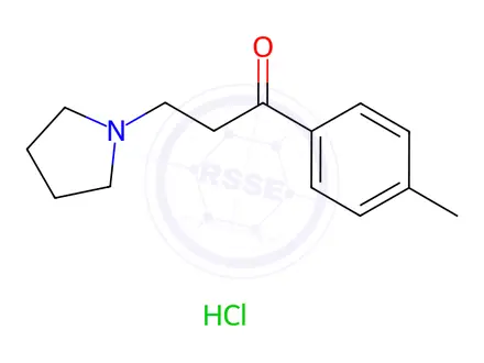 Chemical structure of 3-(pyrrolidin-1-yl)-1-(p-tolyl)propan-1-one Hydrochloride
