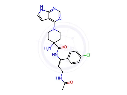 Chemical structure of Capivasertib Impurity 155