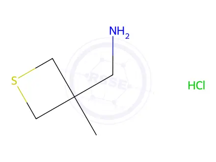 Chemical structure of (3-Methylthietan-3-yl)methanamine hydrochloride