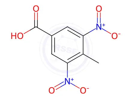 Chemical structure of 3,5-Dinitro-4-toluic acid