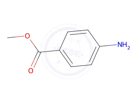 Chemical structure of 4-Aminobenzoic Acid Methyl Ester