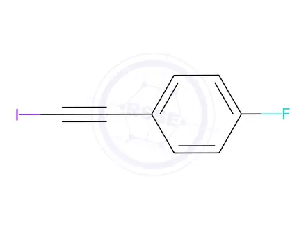 Chemical structure of 1-Fluoro-4-(iodoethynyl)benzene