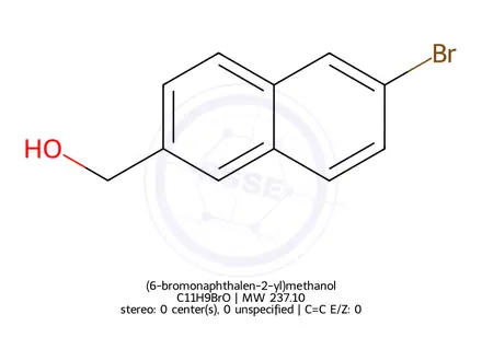 Chemical structure of (6-bromonaphthalen-2-yl)methanol