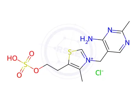 Chemical structure of ThiaMine Sulfate