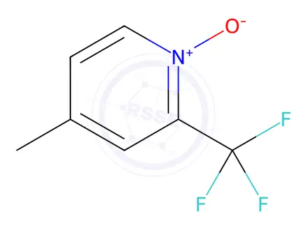 Chemical structure of 4-Methyl-2-(trifluoromethyl)pyridine 1-oxide