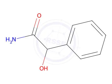 Chemical structure of 2-Hydroxy-2-phenylacetamide hydrate