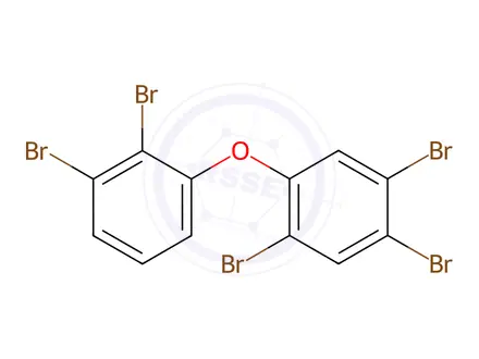 Chemical structure of 2,2',3',4,5-Pentabromodiphenyl Ether