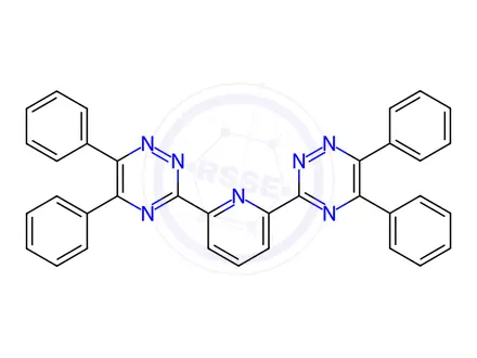 Chemical structure of 2,6-BIS(5,6-DIPHENYL-1,2,4-TRIAZIN-3-YL)PYRIDINE