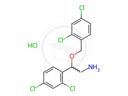 Chemical structure of Miconazole EP Impurity C Hydrochloride