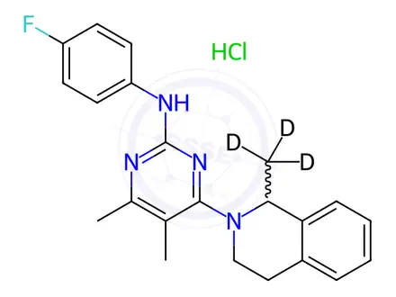 Chemical structure of Revaprazan-d3 Hydrochloride
