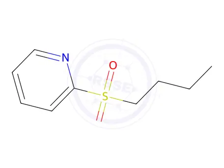 Chemical structure of Pyridine, 2-(butylsulfonyl)-(9CI)