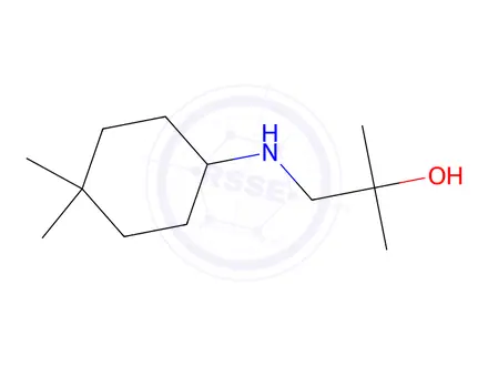 Chemical structure of 1-((4,4-Dimethylcyclohexyl)amino)-2-methylpropan-2-ol