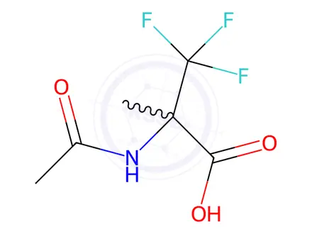 Chemical structure of 2-Acetamido-3,3,3-trifluoro-2-methylpropanoic acid