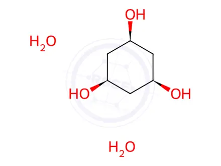 Chemical structure of cis,cis-1,3,5-Cyclohexanetriol Dihydrate