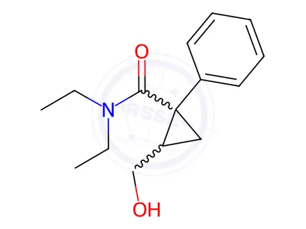 Chemical structure of Levomilnacipran Hydroxy Impurity
