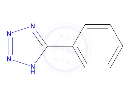 Chemical structure of 5-phenyl-2H-tetrazole