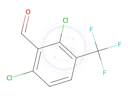 Chemical structure of 2,6-Dichloro-3-(trifluoromethyl)benzaldehyde