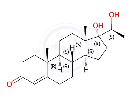 Chemical structure of Progesterone Impurity 143