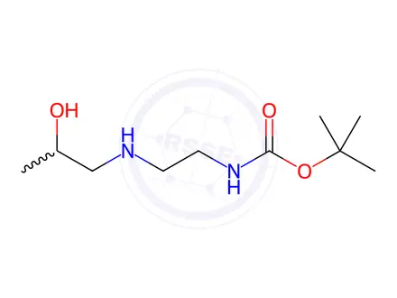 Chemical structure of ert-butyl N-{2-[(2-hydroxypropyl)amino]ethyl}carbamate