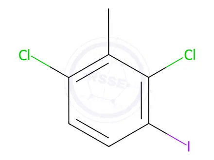 Chemical structure of 1,3-Dichloro-4-iodo-2-methylbenzene