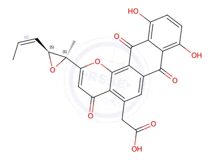 Chemical structure of sapurimycin