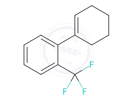 Chemical structure of 2'-(Trifluoromethyl)-2,3,4,5-tetrahydro-1,1'-biphenyl