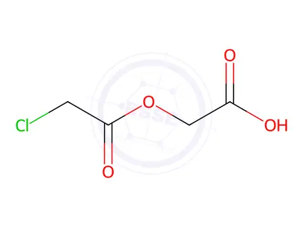 Chemical structure of 2-(2-Chloroacetoxy)Acetic Acid