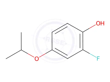 Chemical structure of 2-Fluoro-4-(propan-2-yloxy)phenol