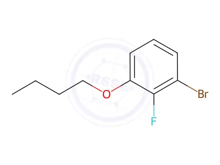 Chemical structure of Benzene, 1-bromo-3-butoxy-2-fluoro-