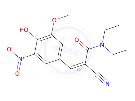 Chemical structure of (E/Z)-3-O-Methyl Entacapone