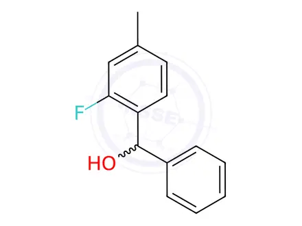 Chemical structure of (2-fluoro-4-methylphenyl)(phenyl)methanol