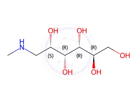 Chemical structure of N-Methyl-D-glucamine