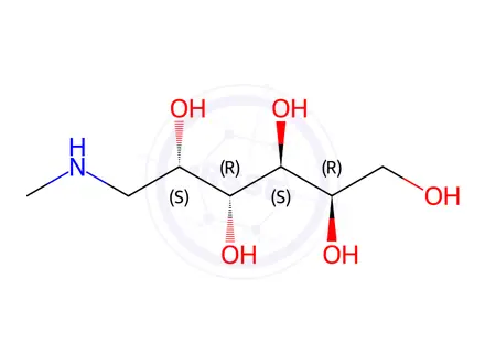 Chemical structure of D-(-)-N-Methylgalactamine