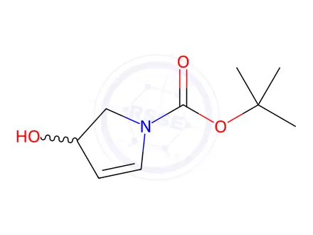 Chemical structure of Tert-butyl 3-hydroxy-2,3-dihydro-1H-pyrrole-1-carboxylate