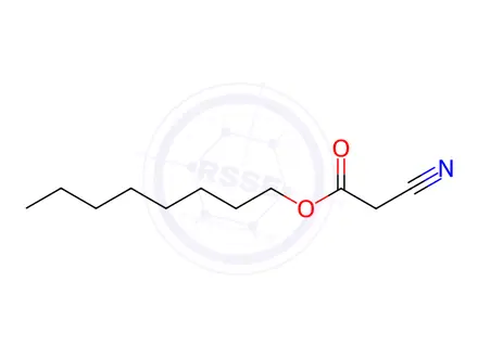 Chemical structure of Octyl 2-Cyanoacetate